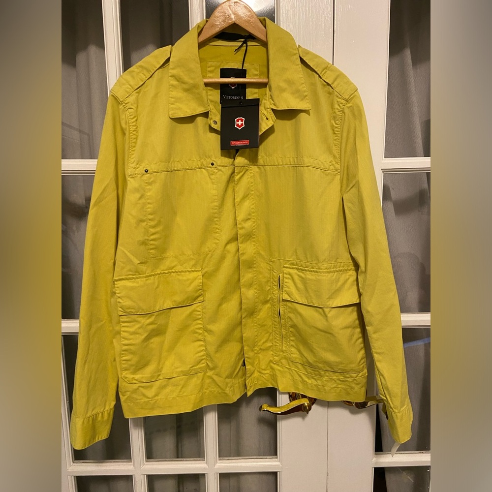 Victorinox yellow utility jacket NWT